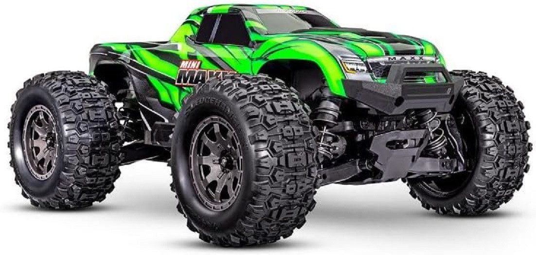 Traxxas Mini MAXX RTR TQ BL-2s Grün - USB-C Ladegerät / 2s LiPo