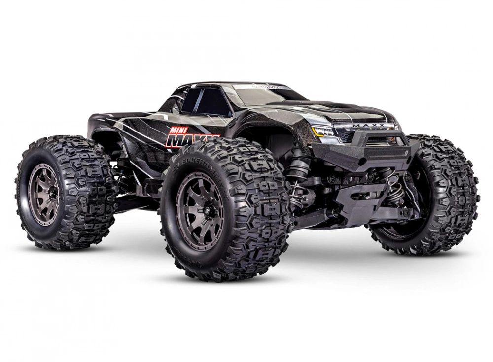 Traxxas Mini MAXX RTR TQ BL-2s Schwarz - USB-C Ladegerät / 2s LiPo